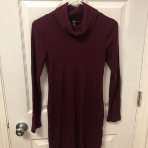 Turtleneck Sweater Dress